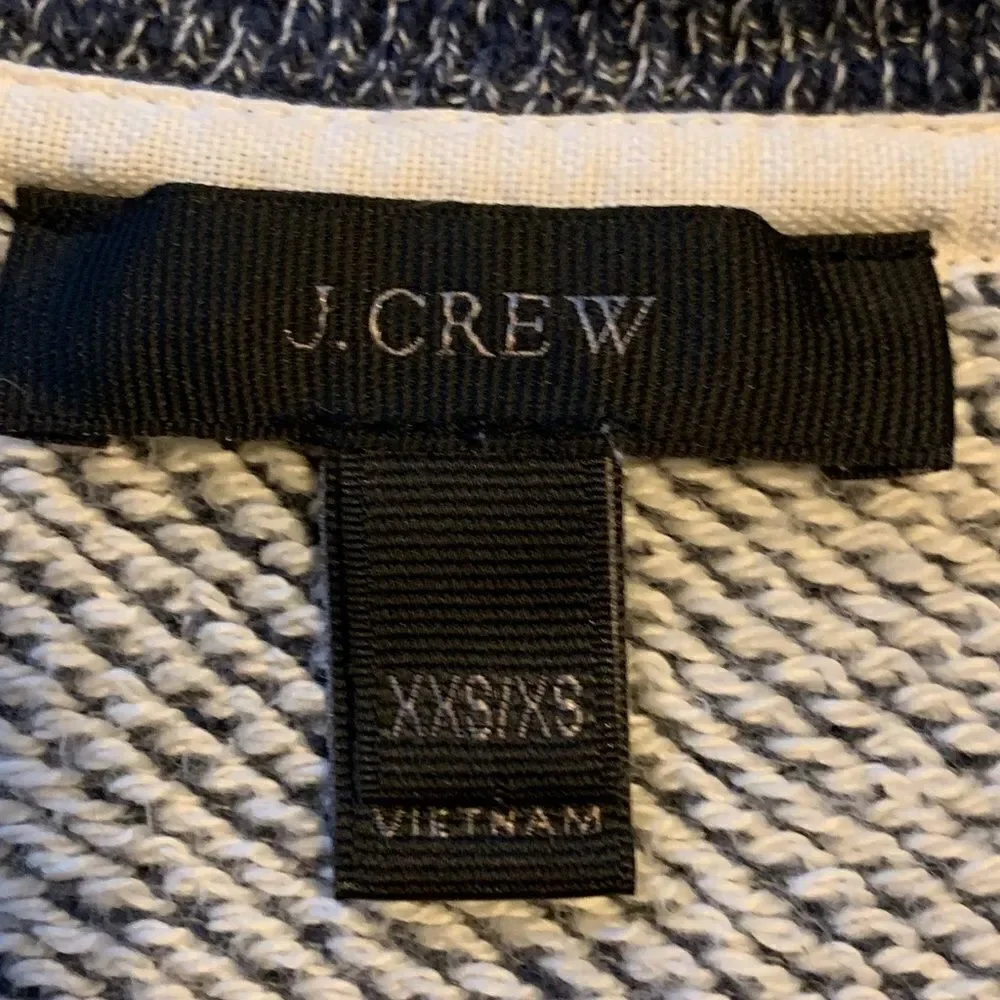 J.Crew twist front crewneck sweatshirt. XXS
